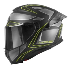 Casco Integrale Givi 55.1 Zephir Nero Silver Titanio Giallo Fluo