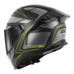 Casco Integrale Givi 55.1 Zephir Nero Silver Titanio Giallo Fluo