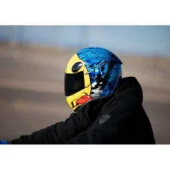Casco Integrale Icon Airform Brozak Mips Blu