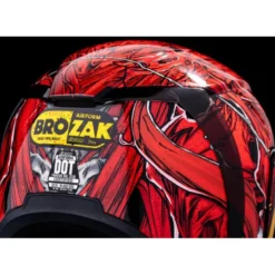 Casco Integrale Icon Airform Brozak Mips Rosso