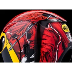 Casco Integrale Icon Airform Brozak Mips Rosso
