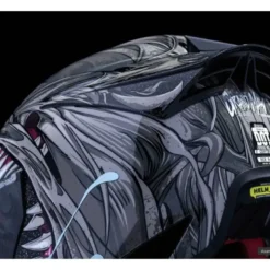 Casco Integrale Icon Domain Grand Maw Grigio