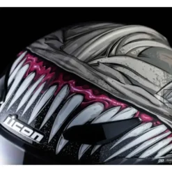 Casco Integrale Icon Domain Grand Maw Grigio