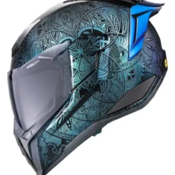 Casco Integrale Icon Ultraflite Opal Mandala Blu Nero
