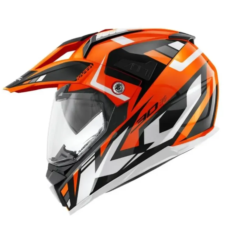 Casco Integrale Kappa KV30R Evo Grayer Arancio Nero