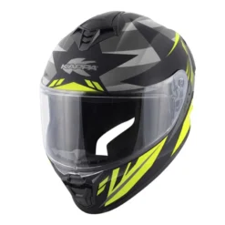 Casco Integrale Kappa KV51 Zenith Nero Opaco Titanio Giallo