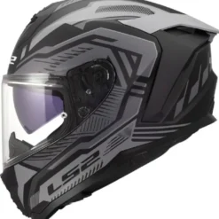 Casco Integrale Ls2 FF817 Challenger II Dravix Grigio Nero