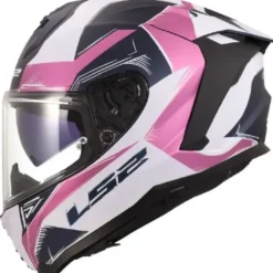 Casco Integrale Ls2 FF817 Challenger II Flaman Lavanda Bianco Rosa