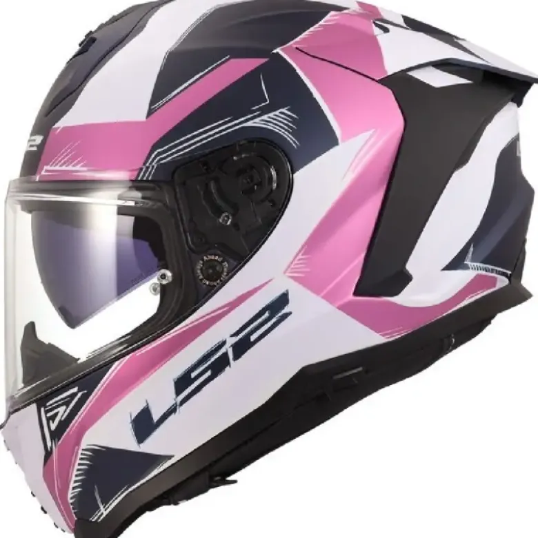 Casco Integrale Ls2 FF817 Challenger II Flaman Lavanda Bianco Rosa