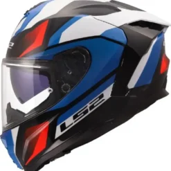 Casco Integrale Ls2 FF817 Challenger II Viper Bianco Blu Rosso Lucido