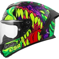 Casco Integrale Ls2 FF820 Rapid III Lycant Viola Verde Lucido