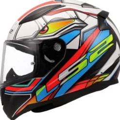 Casco Integrale Ls2 FF353 Rapid II XDron Bianco Neon Arancione