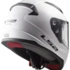Casco Integrale Ls2 FF353 Rapid Single Mono Bianco Lucido