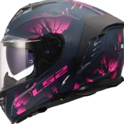 Casco Integrale Ls2 FF818 Storm III Burst Nero Rosa Opaco
