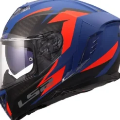 Casco Integrale Ls2 FF818 Storm III Dynamo Blu Rosso Opaco