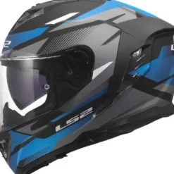 Casco Integrale Ls2 FF818 Storm III Komai Nero Blu Opaco