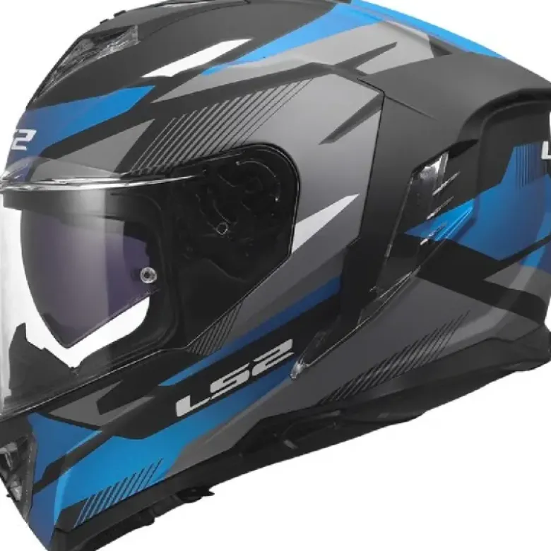 Casco Integrale Ls2 FF818 Storm III Komai Nero Blu Opaco