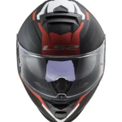 Casco Integrale Ls2 Ff800 Storm II Nerve Nero Opaco Rosso