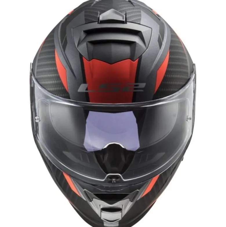 Casco Integrale Ls2 Ff800 Storm II Racer Matt Titanium Orange
