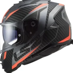 Casco Integrale Ls2 Ff800 Storm II Racer Matt Titanium Orange