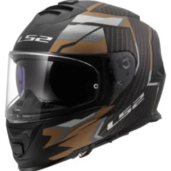 Casco Integrale Ls2 Ff800 Storm II Tracker Nero Oro