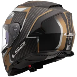 Casco Integrale Ls2 Ff800 Storm II Tracker Nero Oro