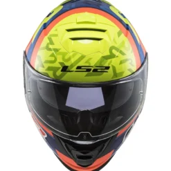 Casco Integrale Ls2 Ff800 Storm Salvador Replica Blu Giallo Alta Visibilità