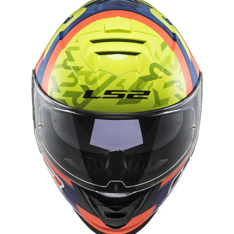 Casco Integrale Ls2 Ff800 Storm Salvador Replica Blu Giallo Alta Visibilità