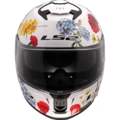 Casco Integrale Ls2 FF808 Stream II Flowers Bianco