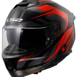 Casco Integrale Ls2 FF808 Stream II Fury Nero Rosso