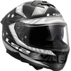 Casco Integrale Ls2 FF808 Stream II Galdam Nero Bianco