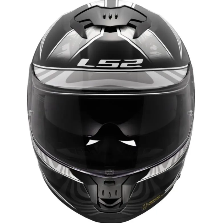 Casco Integrale Ls2 FF808 Stream II Galdam Nero Bianco