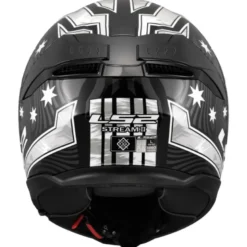 Casco Integrale Ls2 FF808 Stream II Galdam Nero Bianco