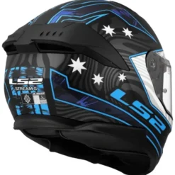 Casco Integrale Ls2 FF808 Stream II Galdam Nero Blu