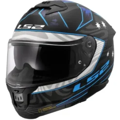 Casco Integrale Ls2 FF808 Stream II Galdam Nero Blu