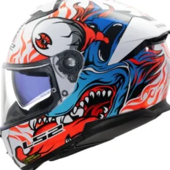 Casco Integrale Ls2 FF808 Stream II Inferno Bianco Blu