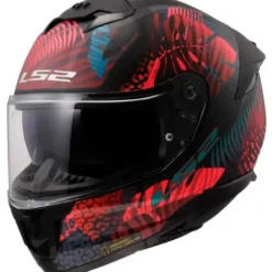 Casco Integrale Ls2 FF808 Stream II Jungle Nero Opaco Rosa Blu