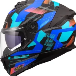 Casco Integrale Ls2 FF808 Stream II MIka Nero Blu Opaco