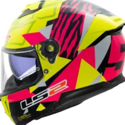 Casco Integrale Ls2 FF808 Stream II Tiger H-V Giallo Rosa