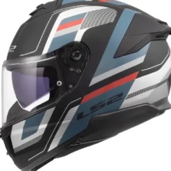 Casco Integrale Ls2 FF808 Stream II Vintage Nero Petrolio Opaco