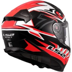 Casco Integrale Ls2 FF811 Vector II Buntri Nero Rosso
