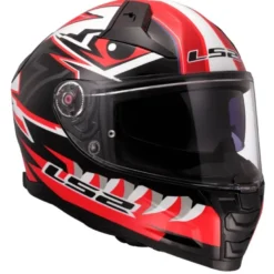 Casco Integrale Ls2 FF811 Vector II Buntri Nero Rosso