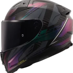 Casco Integrale Ls2 FF811 Vector II Carbon Savage Chameleon Lucido