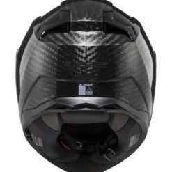 Casco Integrale Ls2 FF811 Vector II Carbon Solid Nero Lucido