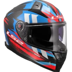 Casco Integrale Ls2 FF811 Vector II Carbon Tantic Rosso Blu