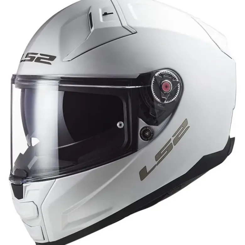 Casco Integrale Ls2 FF811 Vector II Solid Bianco Lucido