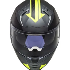Casco Integrale Ls2 FF811 Vector II Splitter Titanio Giallo Alta Visibilità