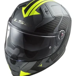 Casco Integrale Ls2 FF811 Vector II Splitter Titanio Giallo Alta Visibilità