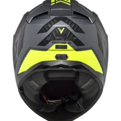 Casco Integrale Ls2 FF811 Vector II Splitter Titanio Giallo Alta Visibilità