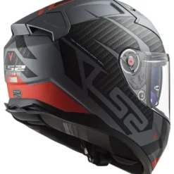 Casco Integrale Ls2 FF811 Vector II Splitter Titanio Rosso